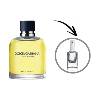 DECANT POUR HOMME DOLCE & GABBANA EAU DE TOILETTE - PERFUME MASCULINO 5ML